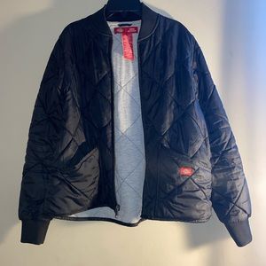 quilted bomber jacket